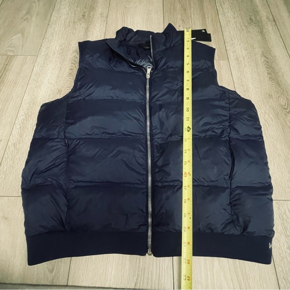 NWT Greyson Women’s Full Zip Puffer Bomber Vest blue , size M - MSRP $298 - Picture 9 of 9